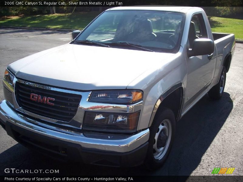 Silver Birch Metallic / Light Tan 2006 GMC Canyon SL Regular Cab