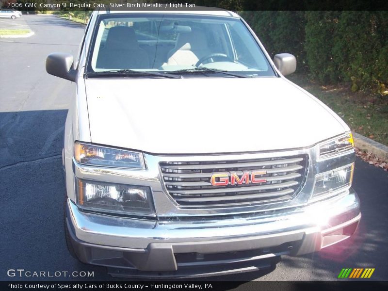 Silver Birch Metallic / Light Tan 2006 GMC Canyon SL Regular Cab