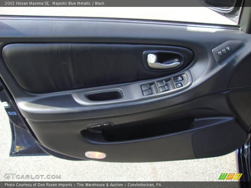 Majestic Blue Metallic / Black 2002 Nissan Maxima SE