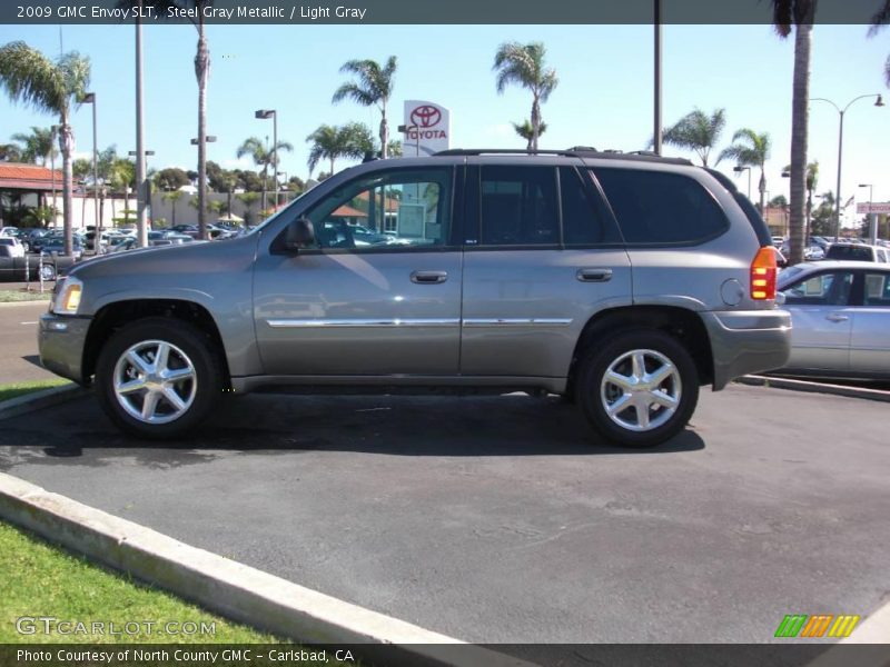 Steel Gray Metallic / Light Gray 2009 GMC Envoy SLT