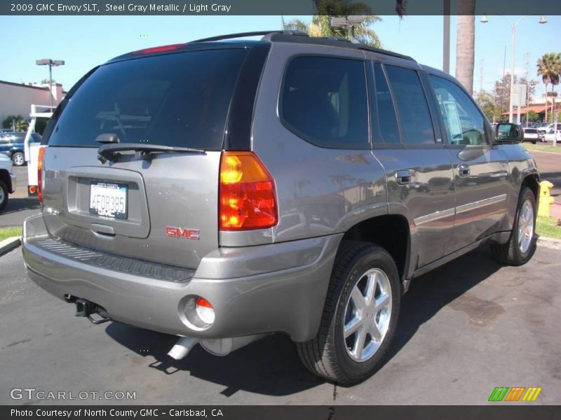 Steel Gray Metallic / Light Gray 2009 GMC Envoy SLT