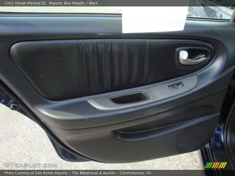Majestic Blue Metallic / Black 2002 Nissan Maxima SE