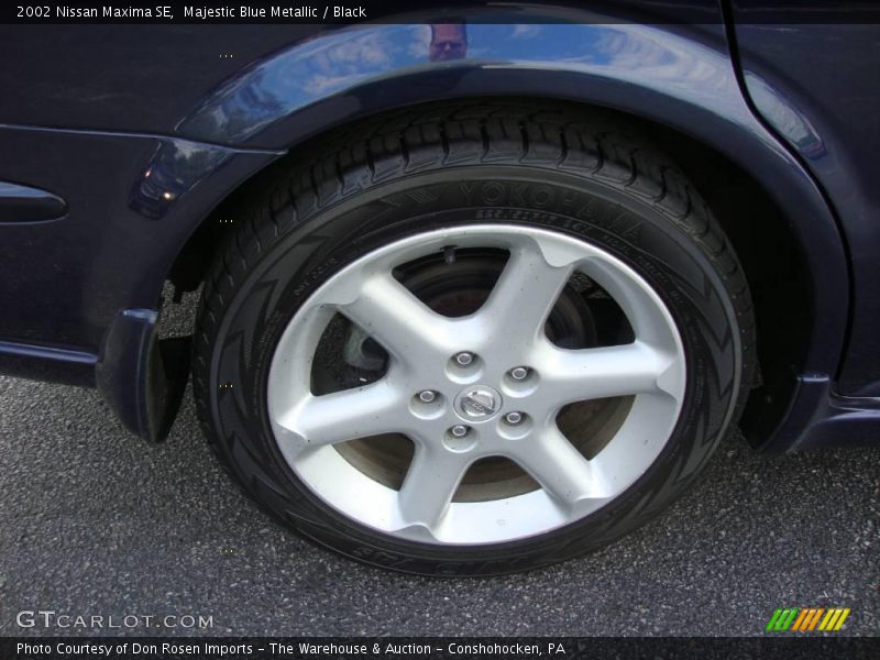 Majestic Blue Metallic / Black 2002 Nissan Maxima SE