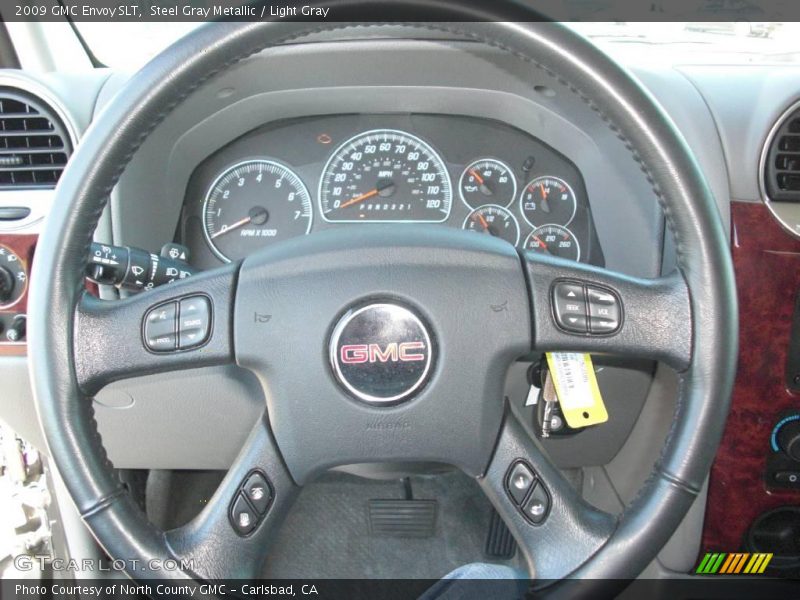 Steel Gray Metallic / Light Gray 2009 GMC Envoy SLT