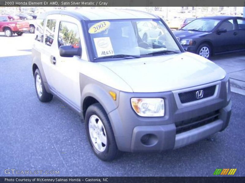 Satin Silver Metallic / Gray 2003 Honda Element EX AWD