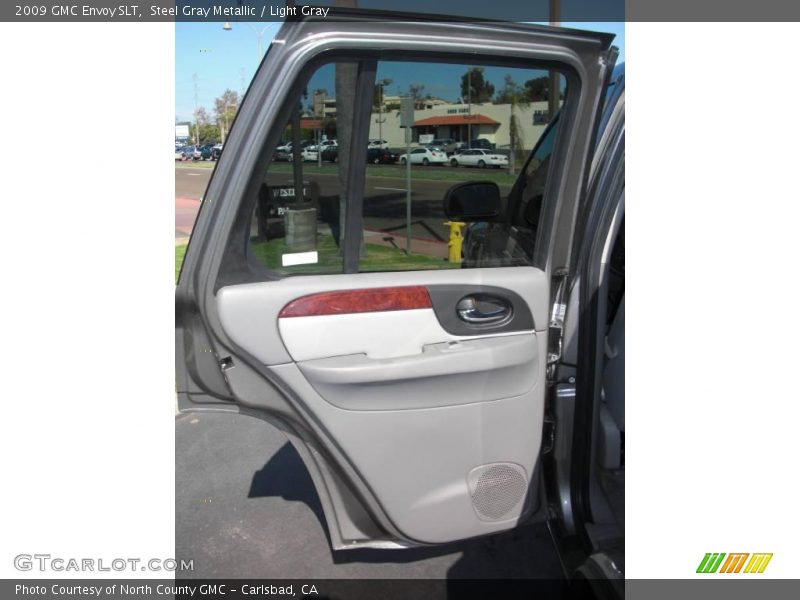 Steel Gray Metallic / Light Gray 2009 GMC Envoy SLT