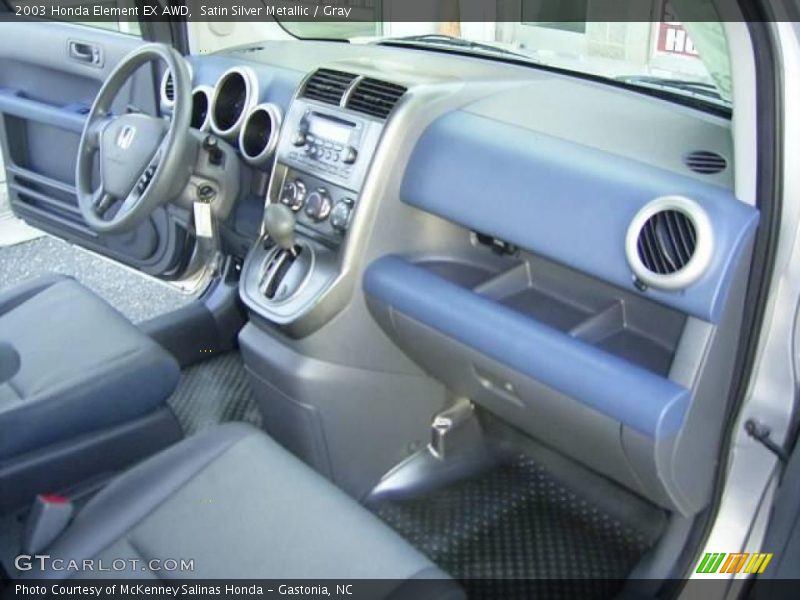 Satin Silver Metallic / Gray 2003 Honda Element EX AWD