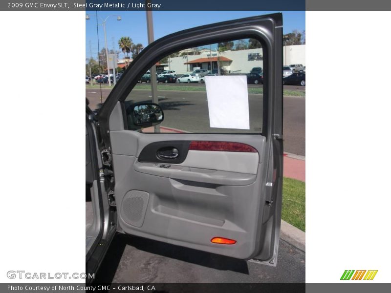 Steel Gray Metallic / Light Gray 2009 GMC Envoy SLT