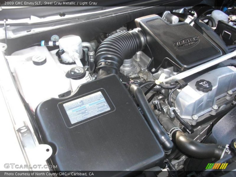 Steel Gray Metallic / Light Gray 2009 GMC Envoy SLT