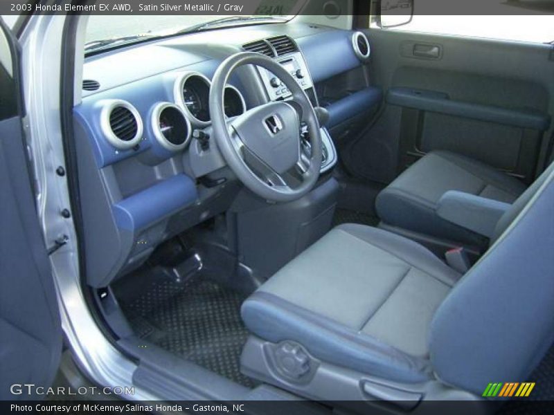 Satin Silver Metallic / Gray 2003 Honda Element EX AWD