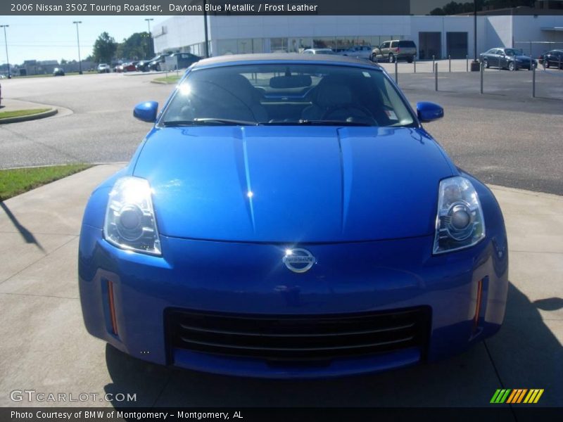 Daytona Blue Metallic / Frost Leather 2006 Nissan 350Z Touring Roadster