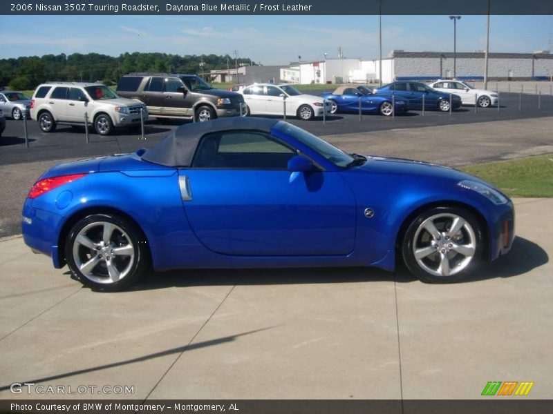 Daytona Blue Metallic / Frost Leather 2006 Nissan 350Z Touring Roadster