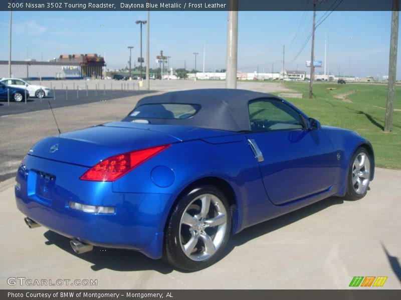 Daytona Blue Metallic / Frost Leather 2006 Nissan 350Z Touring Roadster