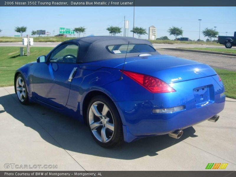 Daytona Blue Metallic / Frost Leather 2006 Nissan 350Z Touring Roadster