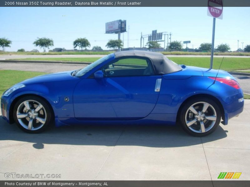 Daytona Blue Metallic / Frost Leather 2006 Nissan 350Z Touring Roadster