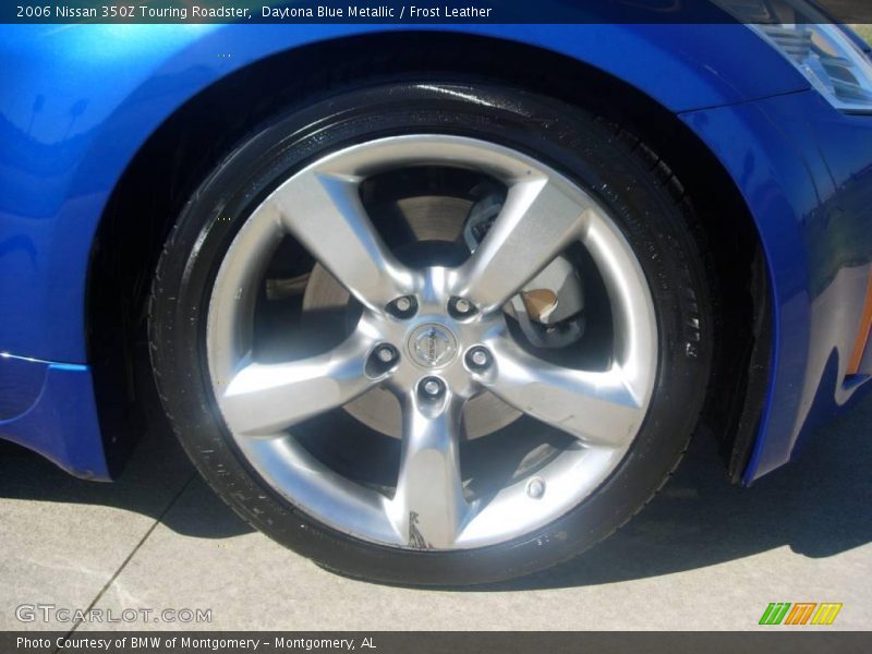 Daytona Blue Metallic / Frost Leather 2006 Nissan 350Z Touring Roadster