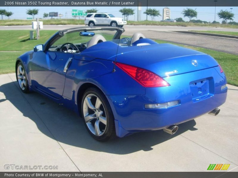 Daytona Blue Metallic / Frost Leather 2006 Nissan 350Z Touring Roadster