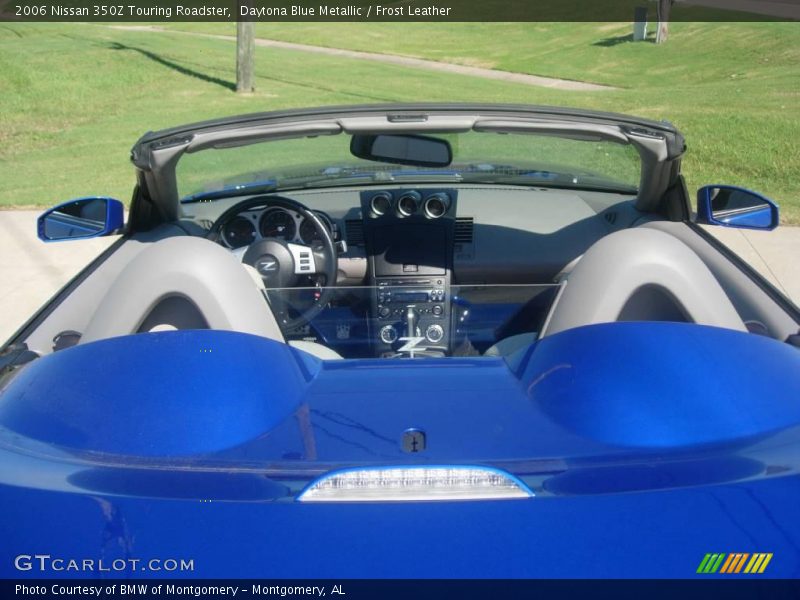 Daytona Blue Metallic / Frost Leather 2006 Nissan 350Z Touring Roadster