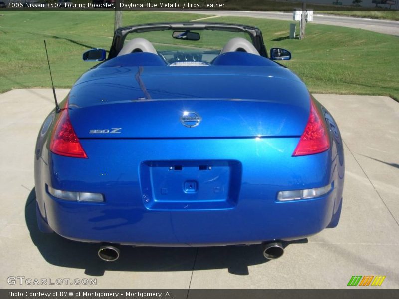 Daytona Blue Metallic / Frost Leather 2006 Nissan 350Z Touring Roadster