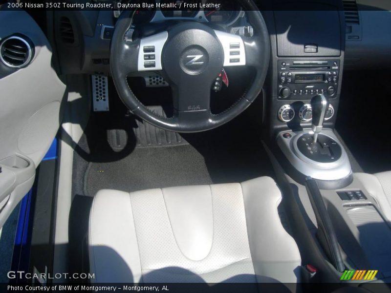 Daytona Blue Metallic / Frost Leather 2006 Nissan 350Z Touring Roadster