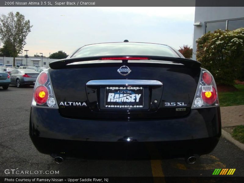Super Black / Charcoal 2006 Nissan Altima 3.5 SL