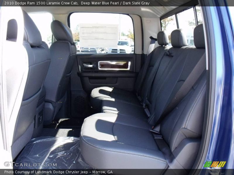 Deep Water Blue Pearl / Dark Slate Gray 2010 Dodge Ram 1500 Laramie Crew Cab