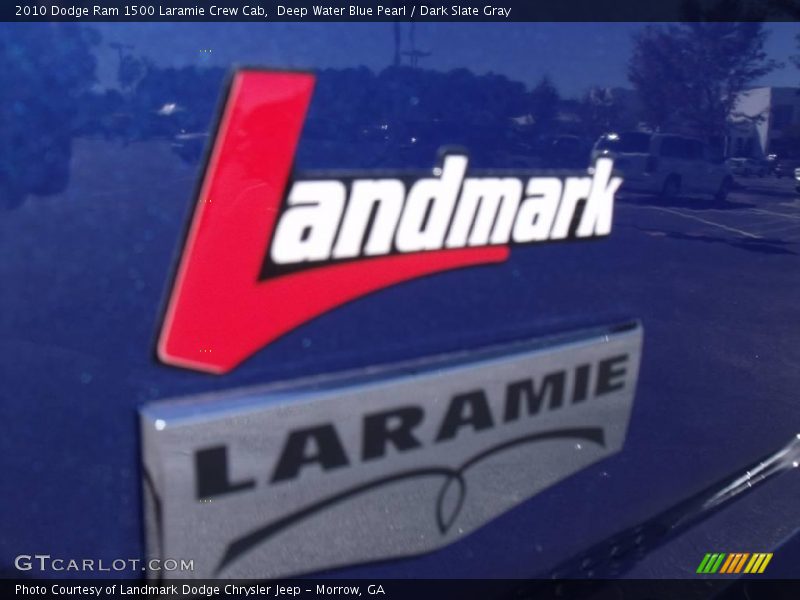 Deep Water Blue Pearl / Dark Slate Gray 2010 Dodge Ram 1500 Laramie Crew Cab