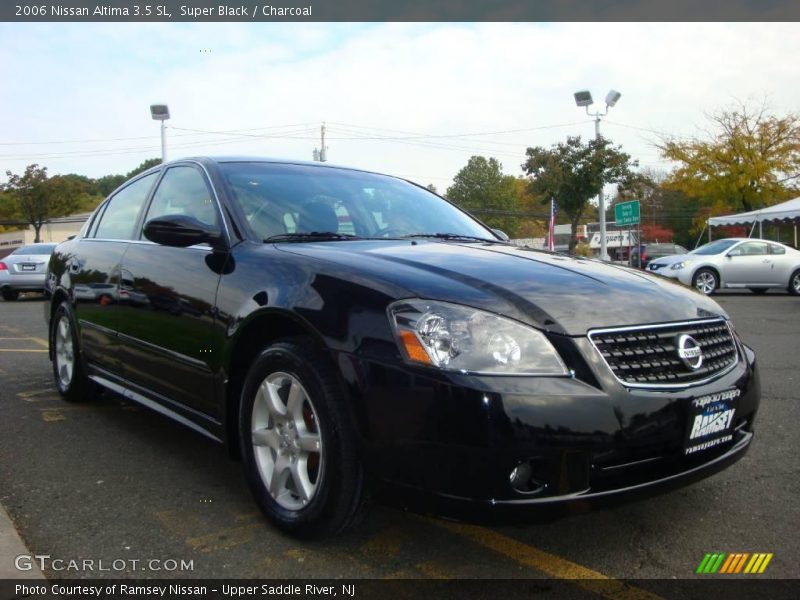 Super Black / Charcoal 2006 Nissan Altima 3.5 SL