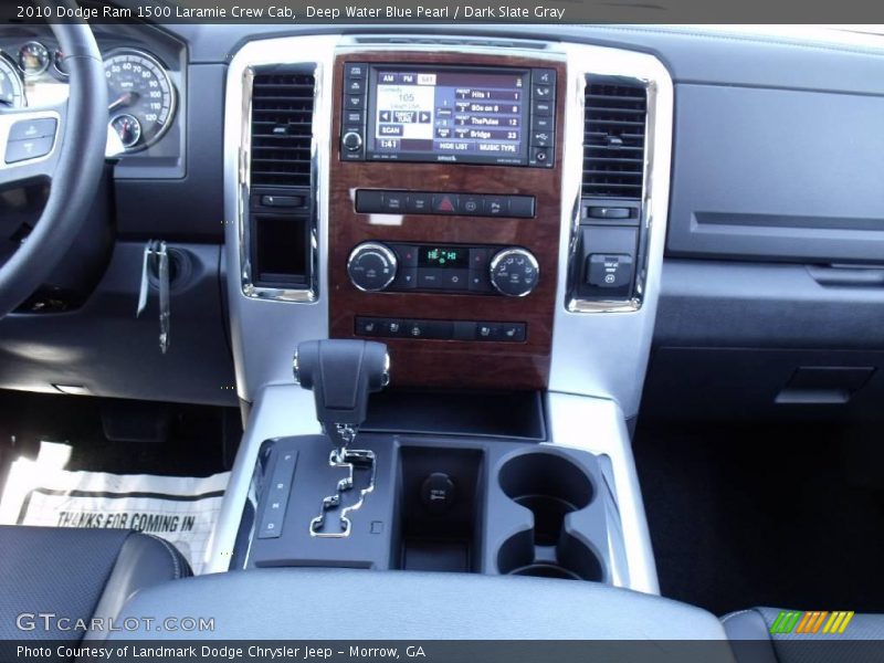 Deep Water Blue Pearl / Dark Slate Gray 2010 Dodge Ram 1500 Laramie Crew Cab