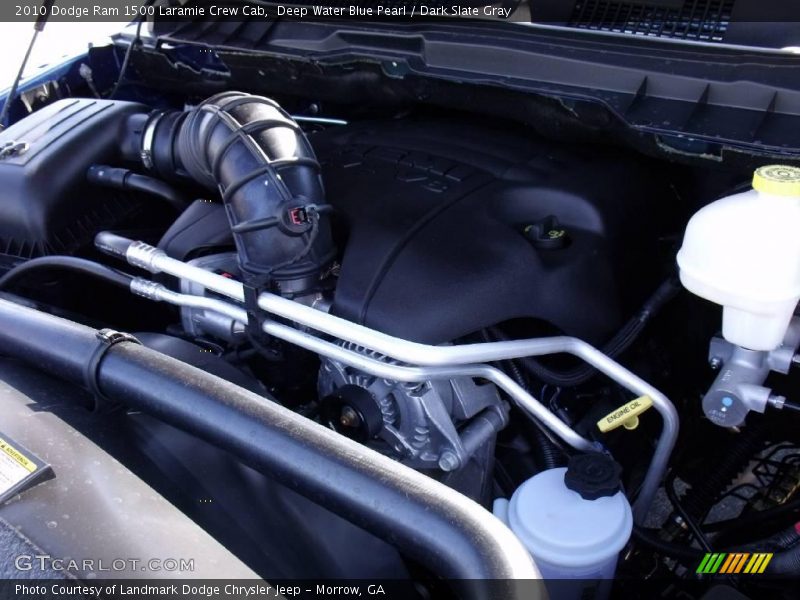 Deep Water Blue Pearl / Dark Slate Gray 2010 Dodge Ram 1500 Laramie Crew Cab