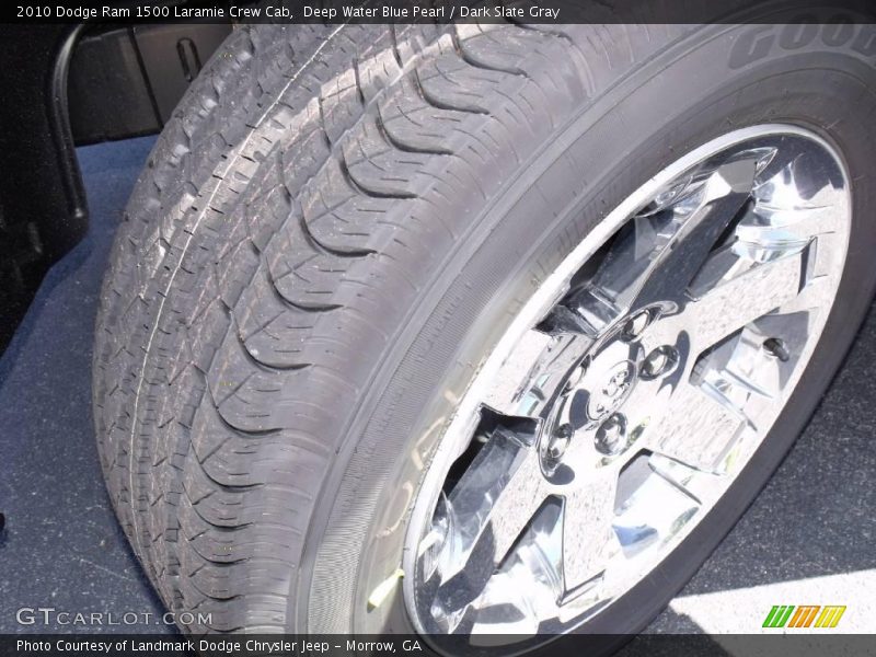 Deep Water Blue Pearl / Dark Slate Gray 2010 Dodge Ram 1500 Laramie Crew Cab