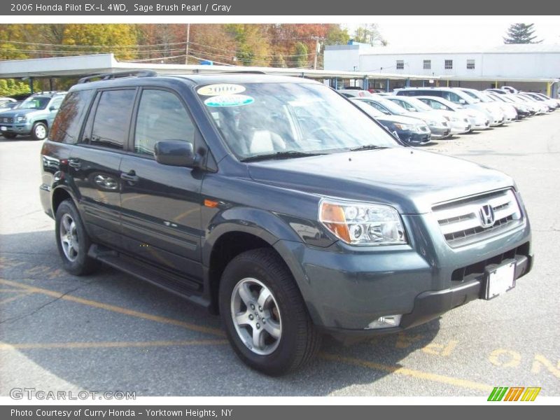 Sage Brush Pearl / Gray 2006 Honda Pilot EX-L 4WD