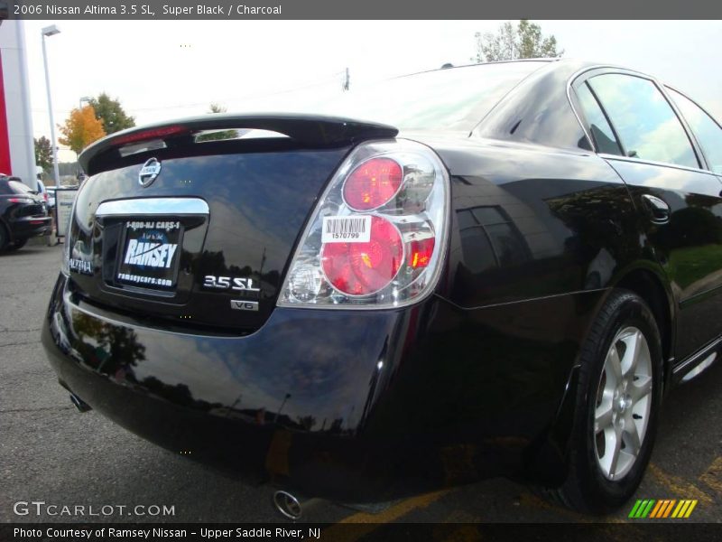 Super Black / Charcoal 2006 Nissan Altima 3.5 SL