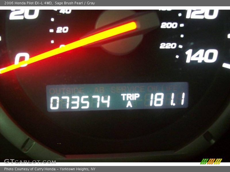 Sage Brush Pearl / Gray 2006 Honda Pilot EX-L 4WD