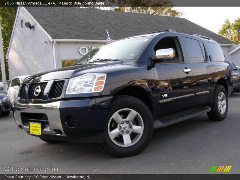 Majestic Blue / Sand Beige 2006 Nissan Armada SE 4x4
