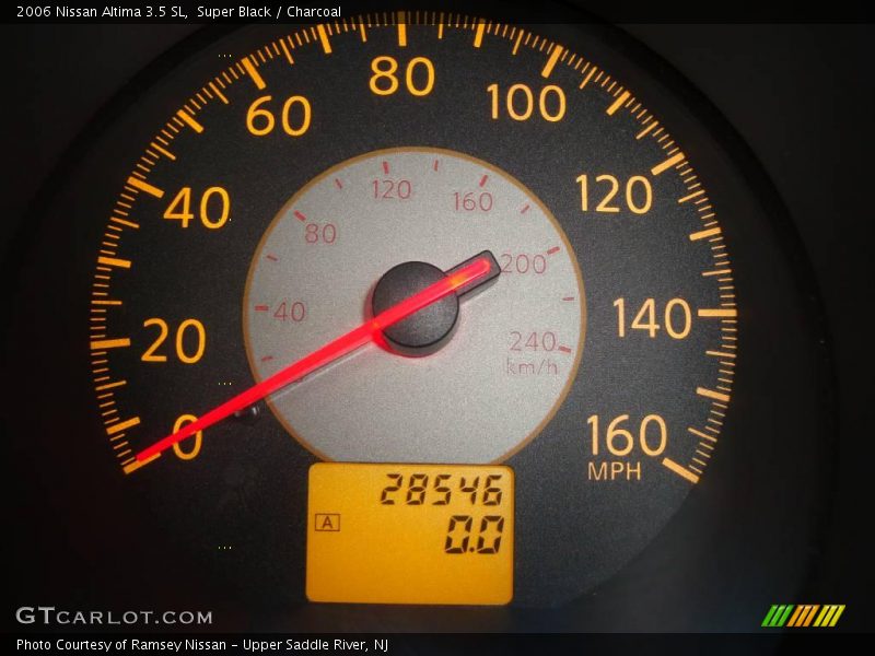 Super Black / Charcoal 2006 Nissan Altima 3.5 SL