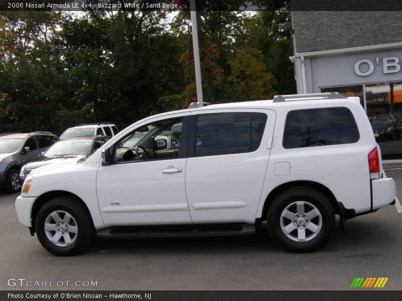 Blizzard White / Sand Beige 2006 Nissan Armada LE 4x4