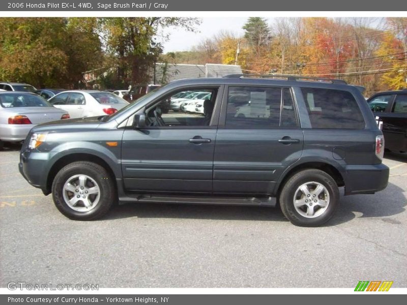 Sage Brush Pearl / Gray 2006 Honda Pilot EX-L 4WD