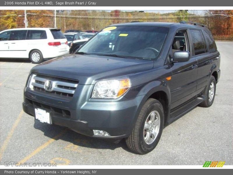Sage Brush Pearl / Gray 2006 Honda Pilot EX-L 4WD