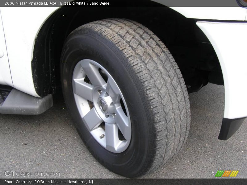 Blizzard White / Sand Beige 2006 Nissan Armada LE 4x4