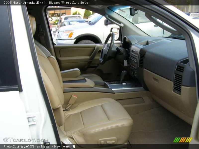 Blizzard White / Sand Beige 2006 Nissan Armada LE 4x4