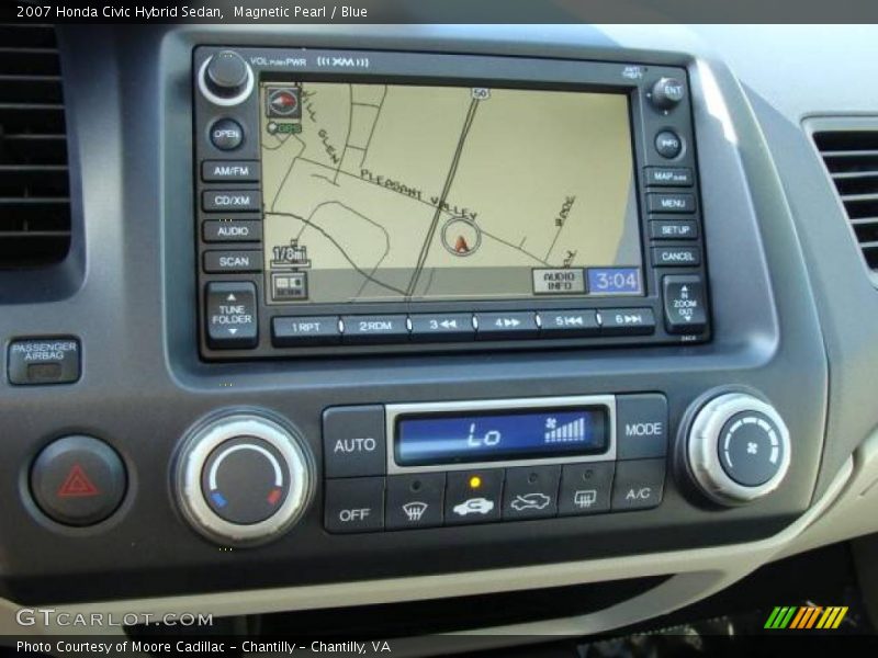 Magnetic Pearl / Blue 2007 Honda Civic Hybrid Sedan