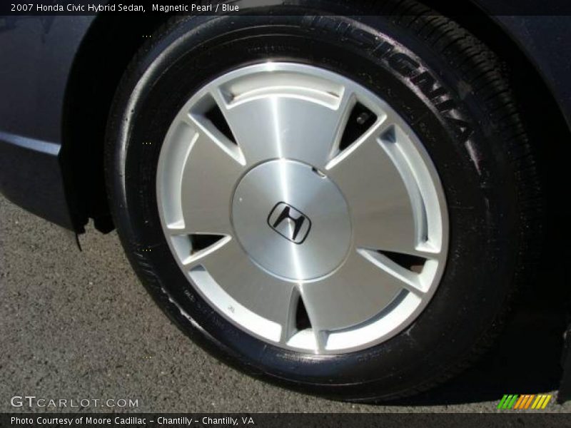 Magnetic Pearl / Blue 2007 Honda Civic Hybrid Sedan