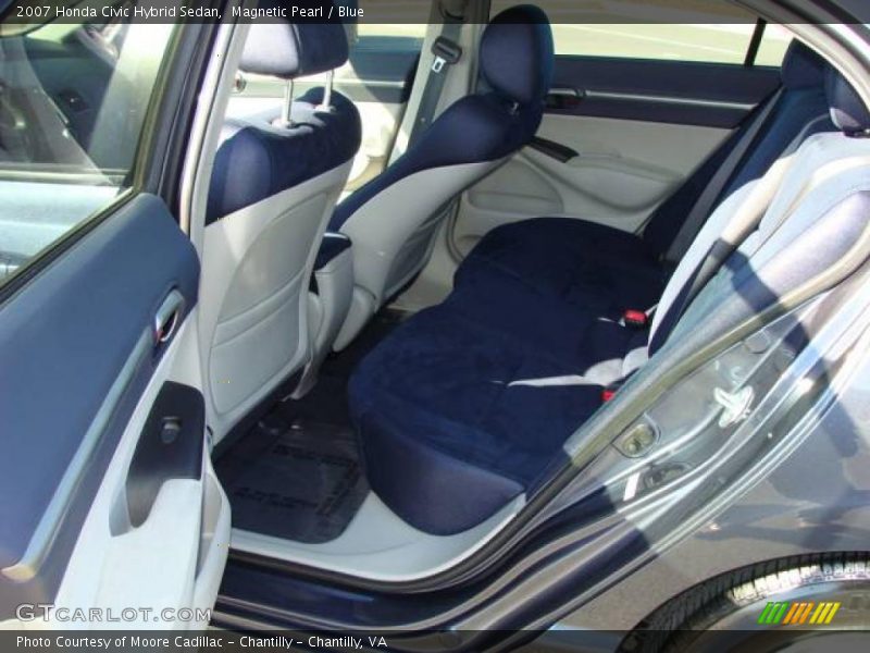 Magnetic Pearl / Blue 2007 Honda Civic Hybrid Sedan