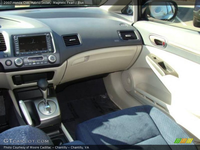 Magnetic Pearl / Blue 2007 Honda Civic Hybrid Sedan