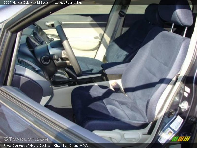 Magnetic Pearl / Blue 2007 Honda Civic Hybrid Sedan