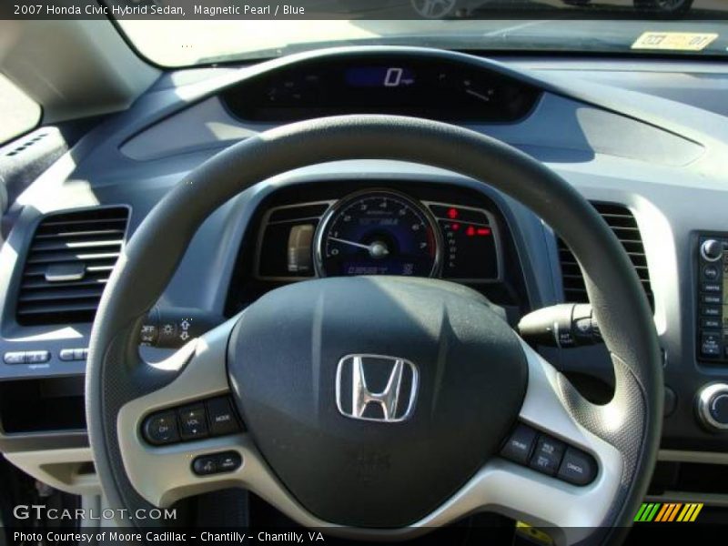 Magnetic Pearl / Blue 2007 Honda Civic Hybrid Sedan