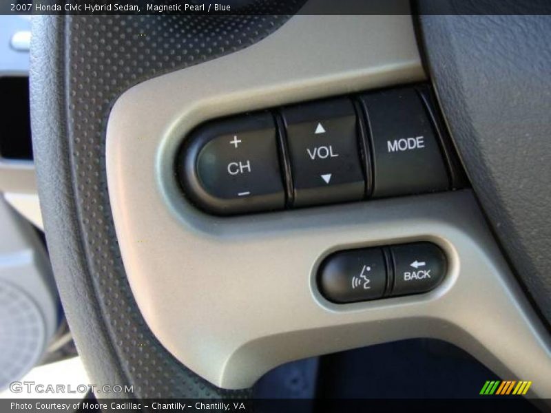 Magnetic Pearl / Blue 2007 Honda Civic Hybrid Sedan