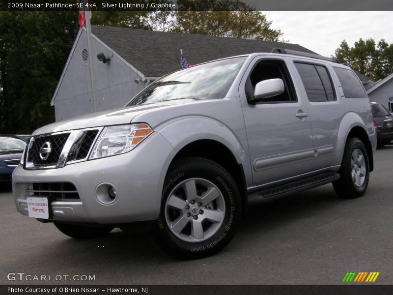 Silver Lightning / Graphite 2009 Nissan Pathfinder SE 4x4