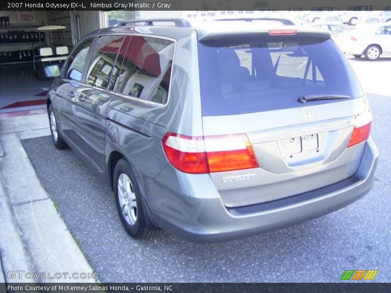 Nimbus Gray Metallic / Gray 2007 Honda Odyssey EX-L